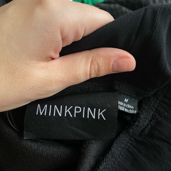 🖤 MINKPINK - Black Snake Eyes Dress with Buckle Strap Detail - Size M 🖤 - Picture 5 of 5